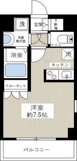 ボーテ大山【304号室号室】の間取り