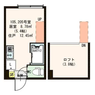 ハーモニーテラス豊玉中【1階】の間取り