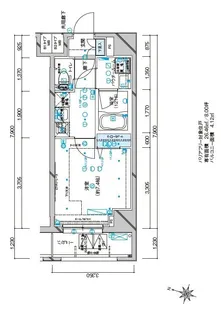 メインステージ板橋本町駅前Ⅱ【804号室号室】の間取り