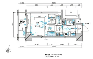 メインステージ板橋本町駅前Ⅱ【602号室号室】の間取り