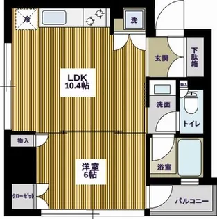 レヴィーガときわ台CROB【12階】の間取り