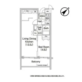コンフォリア中落合【2階】の間取り