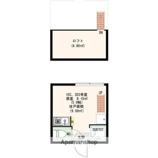 モアナテラス【1階】の間取り