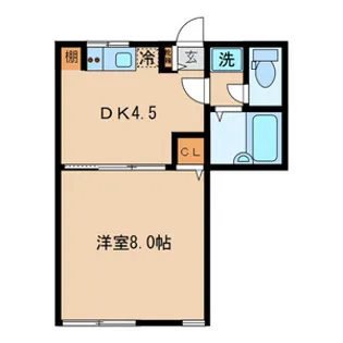 メゾンサクラ【2階】の間取り