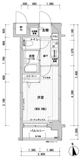 メインステージ桜上水【1階】の間取り