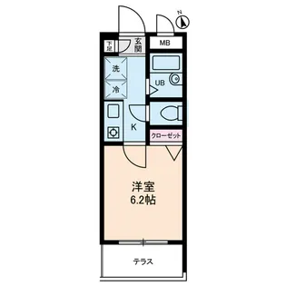 パルムドールハイム【1階】の間取り