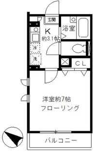 ニューグリーンハウス【2階】の間取り