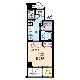 ブライズ西荻窪【1階】の間取り