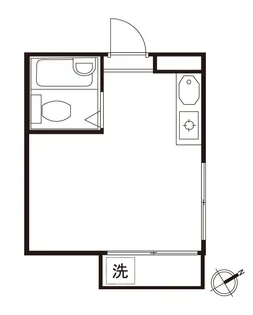 フラッツ上馬【2階】の間取り