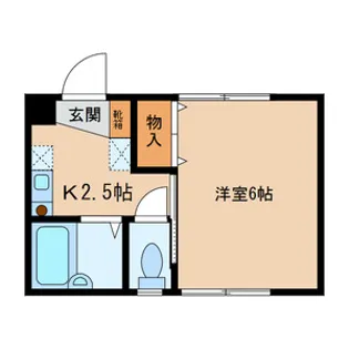 コーポ・シリウス【202号室号室】の間取り