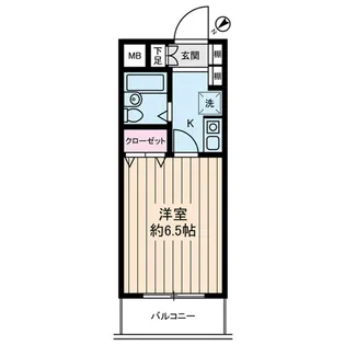 BELLE VUE新中野【0604号室】の間取り