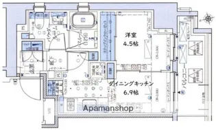 アトラス西早稲田【4階】の間取り