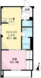 ルーチェ ソラーレ【2階】の間取り