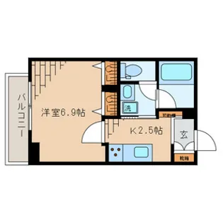 スカイグランデ【202号室号室】の間取り