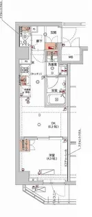 ハーモニーレジデンス神楽坂ヒルズSECOND【4階】の間取り