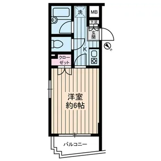 CRESCENT MOTONES【2階】の間取り