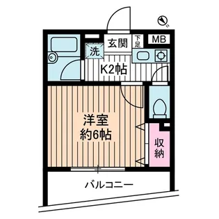 CRESCENT MOTONES【4階】の間取り