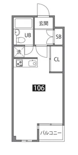 マリオン松庵【1階】の間取り