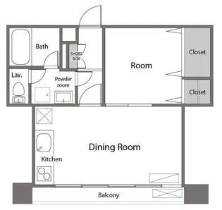 アートハビテーション【おとり物件なし】#学生・社会人にオスス【10階】の間取り
