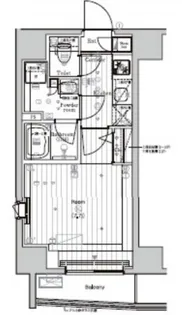 プレミアムキューブG市谷甲良町【9階】の間取り
