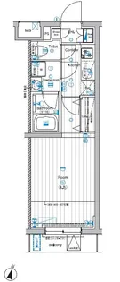 PREMIUM CUBE 飯田橋MO【1階】の間取り