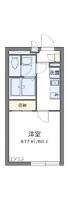 クレイノサンヒルズ【1階】の間取り