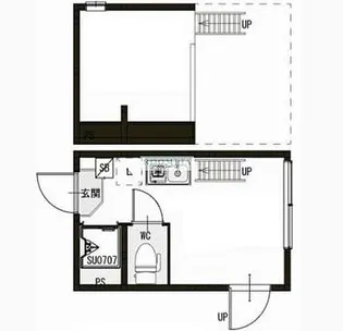 PROPS【2階】の間取り
