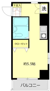 コーポ数納【3階】の間取り