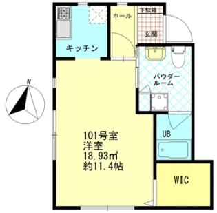 ミニヨン荻窪【1階】の間取り