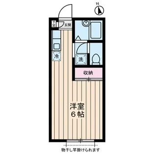 フラッツ168【1階】の間取り