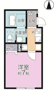 メゾンPAW【2階】の間取り