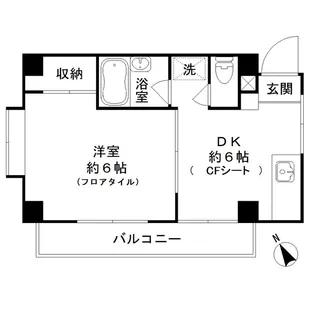 クレサント松陰【3階】の間取り