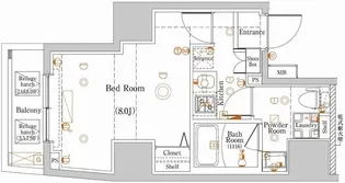 ラフィスタ板橋区役所前【5階】の間取り