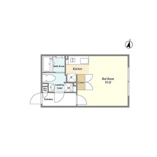 ライトテラス中野坂上【2階】の間取り