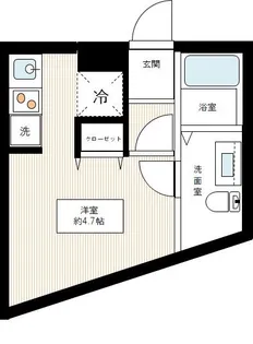 LUDENS上井草【4階】の間取り