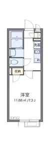 クレイノコルノ【2階】の間取り