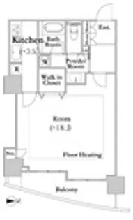 河田町ガーデン クラブフロア【31階】の間取り