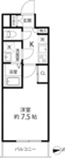 蓮根レジデンス【3階】の間取り