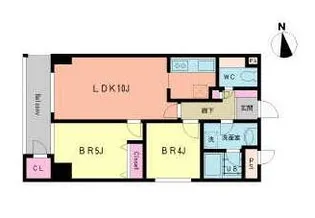 カルチェ恵比寿【7階】の間取り