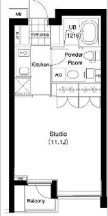ル・シヤージュ神宮前【2階】の間取り