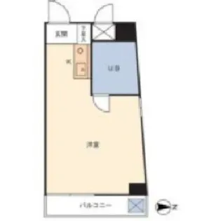 ネオハイシティ渋谷【201号室】の間取り