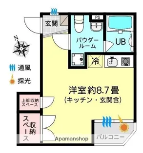 ハシエンダ【203号室】の間取り