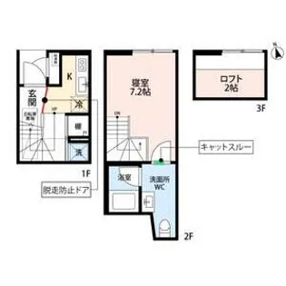FEEL CNB【06号室】の間取り