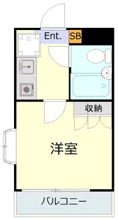 ラ・レジダンス・ド・パンデュール【4階】の間取り