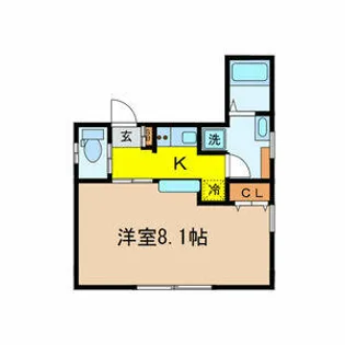 SIMODA新宿上落合【4階】の間取り