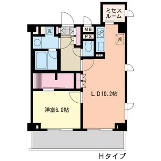エスティメゾン代沢【2階】の間取り