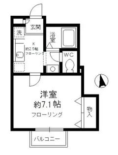 デザインコート久我山【1階】の間取り
