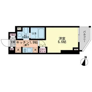 エスティメゾン哲学堂【804号室号室】の間取り