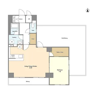 シェル中野弥生町【5階】の間取り