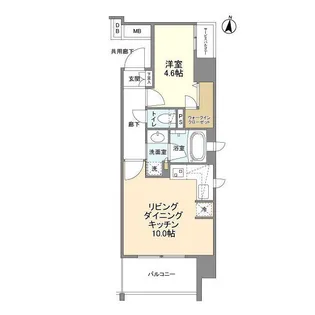 JP NOIE 阿佐ヶ谷【3階】の間取り